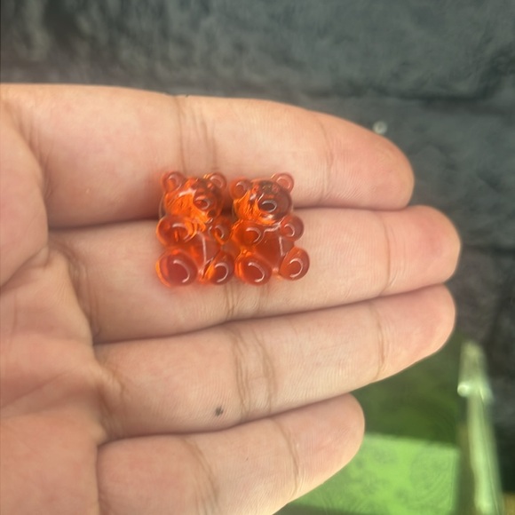 Red Gummy Bear Post Earrings 🐻 - Picture 8 of 8